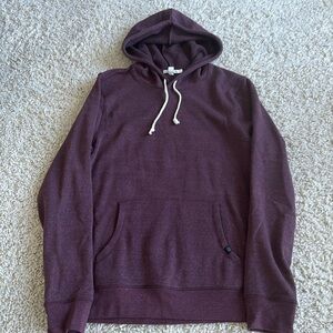 Burgundy hoodie
